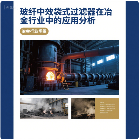 玻纖中效（xiào）袋式過濾器在冶金行業中的應用分析