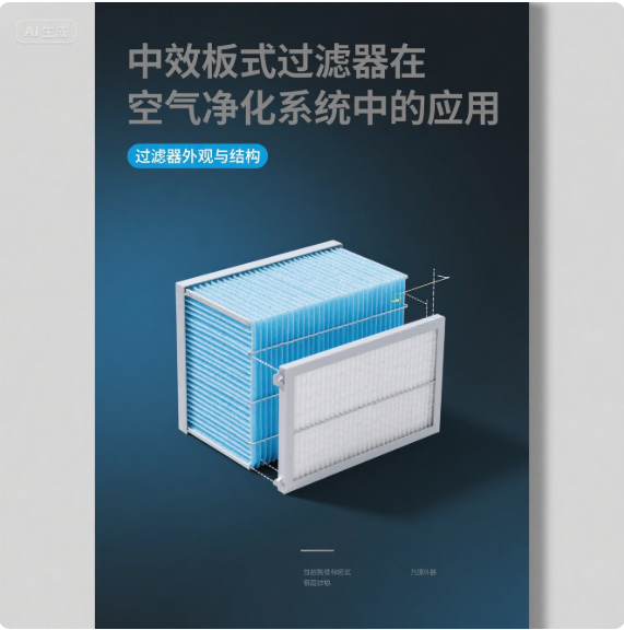 中效（xiào）板式過濾器在空氣（qì）淨化係統中的應（yīng）用